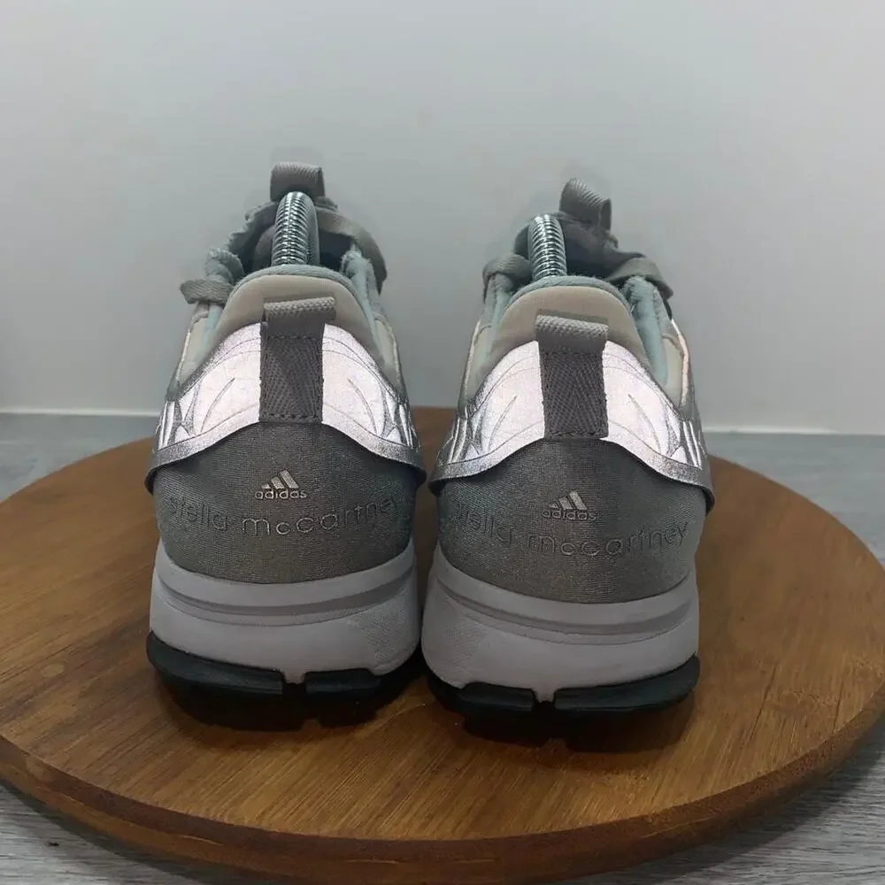 Adidas Womens 9.5 Stella Mccartney Adizero XT B25147 Gray Running Shoes Sneakers